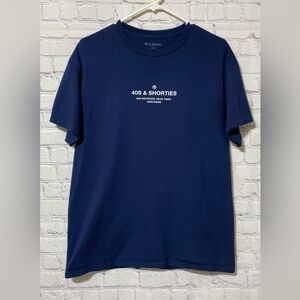 40s and Shorties navy blue men’s t-shirt